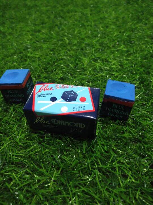 1 dozen Blue diamond billiard chalk / tisa sa bilyaran Lazada PH