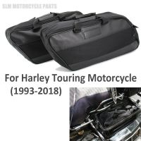 ฐานวางสัมภาระถุงอานรถจักรยานยนต์ไลเนอร์ Saddlebag 93-20สำหรับ Harley Touring Road King Electra ร่อนไปตามท้องถนนอัลตร้าทัวร์ FLHX