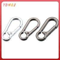 YONGJ 1/2/5pcs คุณภาพสูง ตะขอโลหะผสมสังกะสี ประตูชุบ Spring Buckles หัวเข็มขัดกระเป๋า Carabiner Purses Handbags คลิปหนีบสแน็ป