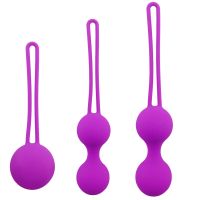 ✐✜⊙ Short12hfh2tr Vaginal Balls Kegel Exercises Vibrator Pelvic Floor Exerciser Vagina Bladder Tight Female Massage 3 Pcs