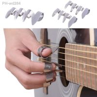 1 Thumb with 3 Finger Guitar Picks Metal Nail Picks Open Design for Banjo Ukulele Guitar Guitar Playing Accessory Beginner