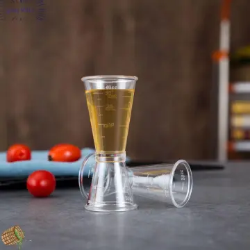 Jigger Single Double Shot Cocktail Wine Short Drink Measure Cup S / L Bar  Party