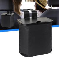 Car Trash Can Dirt-resistant Automobile Hanging Garbage Can Leak-Proof Auto Storage Trash Can Organizer Interior Accessories