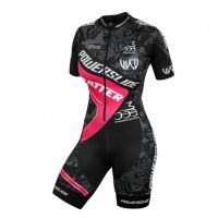 Powersline Running Suit Women Speed Inline Roller Skate Jumpsuit Fast Skating Cycling Roller Skating Suit Bike Skinsuit Clothing