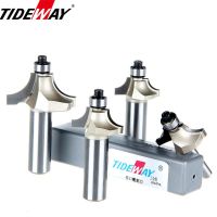 TideWay TideWay Round Over Edging Router Bit เครื่องตัดงานไม้ 1/4 1/2 นิ้ว Shank Carbide Router Bit สําหรับไม้อัด MDF