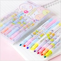 8 Color San-X SUMIKKO GURASHI Double-end Erasable Highlighter Pas Liquid Chalk Marker Pen Office School stationery kids gift