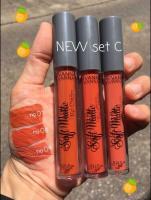 sivanna lip matte set ลิปเซท 3 แท่ง สีสุดชิค อินเทรนสุดๆกันโทนสีสดใสส้มอิฐ ส้มแดง ส้มอมน้ำตาล บอกเลยเซทนี้มีติดไว้ สวยได้หลายลุคเรย กับเซท C