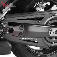 ☋✻▦ For Yamaha T-MAX530 T-MAX TMAX 530 2017 2018 2019 2020 2021 2022 CNC Motorcycle Chain Guard Belt Cover Protector Accessories