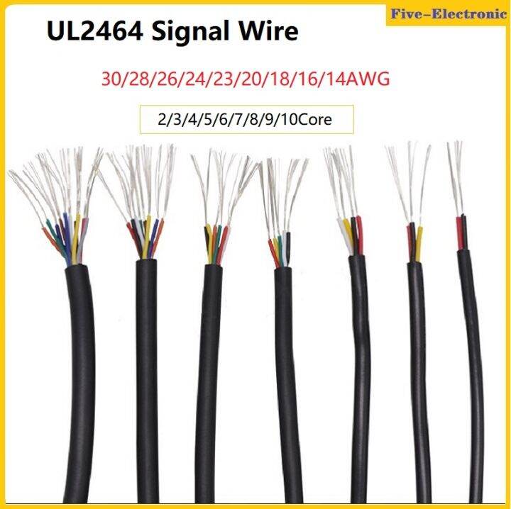 50/20/10Meter UL2464 Signal Wire 22AWG 20AWG 18AWG 16AWG 14AWG PVC ...