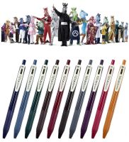 1ชิ้น Zebra Sarasa คลิป0.5มม. ปากกาหมึกเจลหดได้ด้ามจับ10สีแบบวินเทจอุปกรณ์การเรียนปากกาเครื่องเขียน