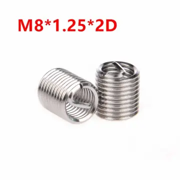Helicoil Compatible 6 mm Wire Thread Repair Inserts M6 x 1.0 1.5 D 20 off