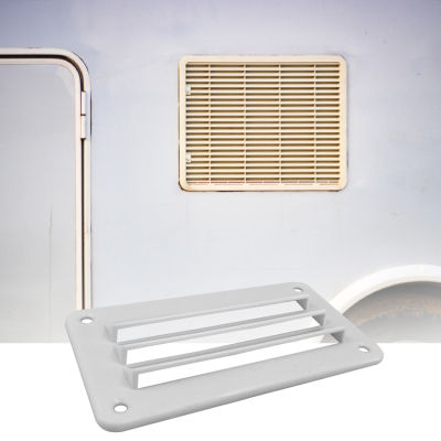 ตะแกรงระบายอากาศห้องน้ำสำนักงานแบบมืออาชีพบานเกล็ดระบายอากาศ RV 1ชิ้นบานเกล็ดสำหรับเรือยอชท์อุปกรณ์เสริมในบ้าน