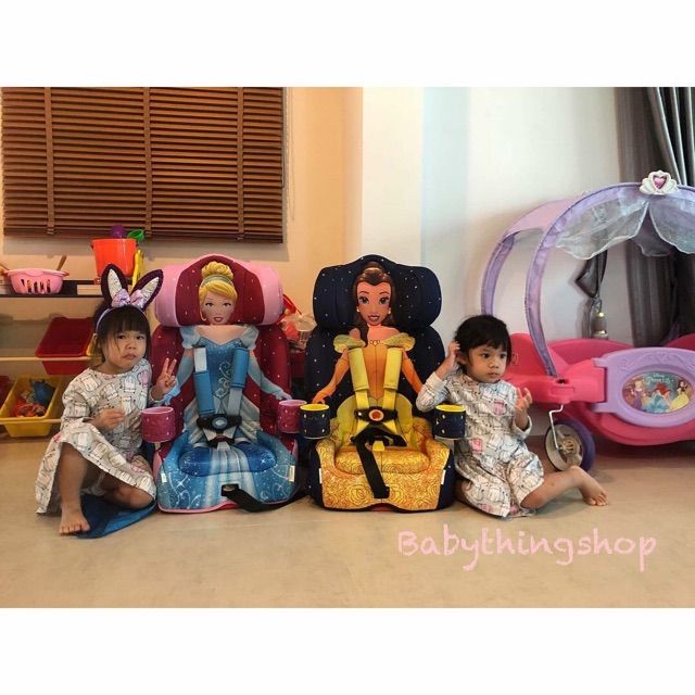 คาร์ซีทสำหรับเด็กโต-ลายซินเดอเรลล่า-kidsembrace-cinderella-platinum-combination-harness-booster-car-seat