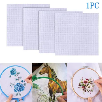 Cotton Embroidery Cloth Fabric Canvas Stitch Cloth Fabric Canvas