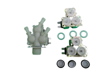 สำหรับเครื่องซักผ้าอุตสาหกรรมอุปกรณ์เสริม Water Inlet Solenoid วาล์ว24V Pressureless 220V คอนเทนเนอร์ Zero-Pressure Water