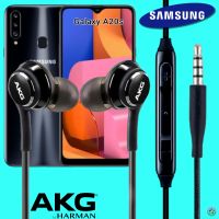 หูฟัง สมอลทอล์ค Samsung แท้ 3.5 mm Aux In-Ear ซัมซุง Galaxy A20s และทุกรุ่น อินเอียร์ สายผ้าถัก เสียงดี เบสหนัก เล่น-หยุด-เลื่อนเพลง ปรับระดับเสียง