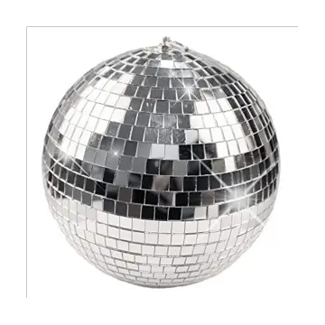 8 Inch Mirror Disco Ball Great for Stage Lighting Effect or as a Room  decor. (Gold) 