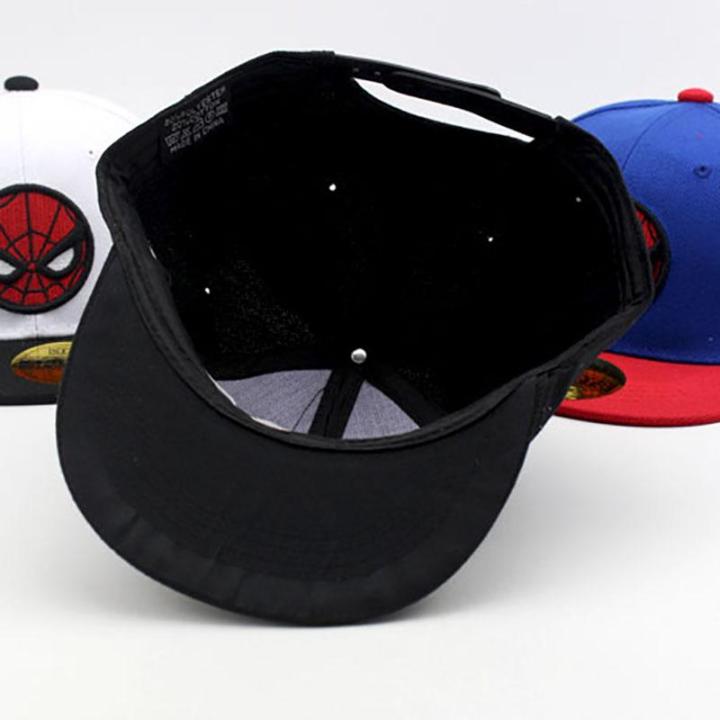 junyehหมวกแก็ปปักลายการ์ตูนสำหรับเด็กผู้ชาย-หมวกกันแดดสำหรับเด็กปรับการป้องกันแสงได้แบบลำลองคละสี
