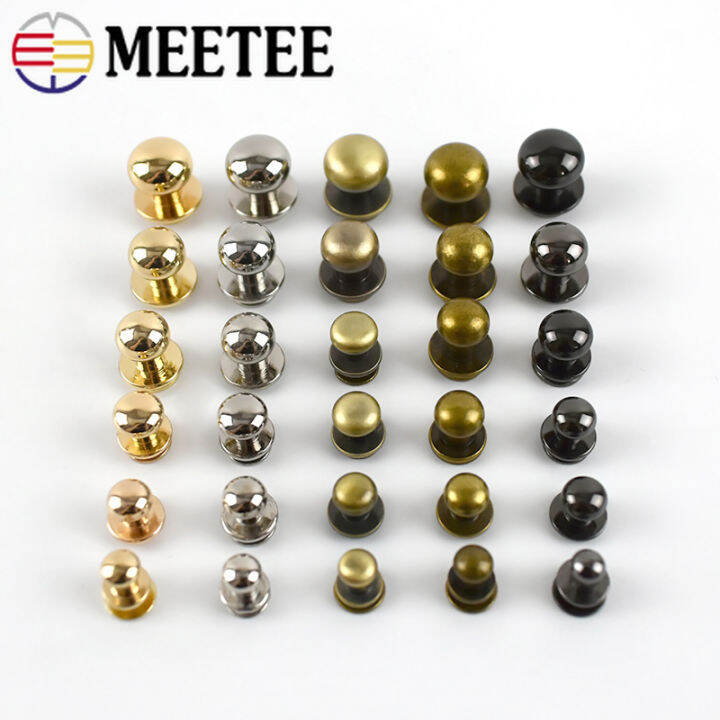 10ชิ้น-meetee-4-12มิลลิเมตรโลหะจุกนมเล็บหัวเข็มขัด-rivet-สำหรับกระเป๋ากระเป๋า-fastner-ตะขอ-diy-กระดุมสกรูปุ่ม-leathercraft-อุปกรณ์เสริม