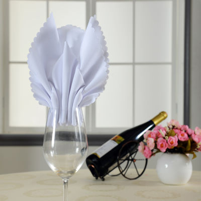 48cm 12pcs Square Napkin Cloth Tea Towel Pocket Handkerchief Wedding Ho Party Table Napkins