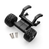 Double wheel adjustable wheelie bar raise head wheel for 1 10 traxxas e - ảnh sản phẩm 2