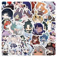 hotx【DT】 10/30/60Pcs Anime Genshin Stickers for Scrapbook Diary Laptop Car Skateboard Kawaii Sticker