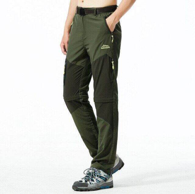 Men's Stretchable Pants for Hiking and Trekking with Detachable