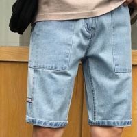 CODxdrrf5157 seluar pendek denim lelaki 2022 Summer New Style Mens Casual Denim Shorts Street Wear Straight Loose Five-Point Pants Ripped M-5XL