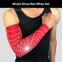 1 Pc Spider Man Sports Arm Warmer Compression Sleeve Sunscreen Bands UV Protection Men Mtb Cycling Sleeves Basketball Cover Cuff