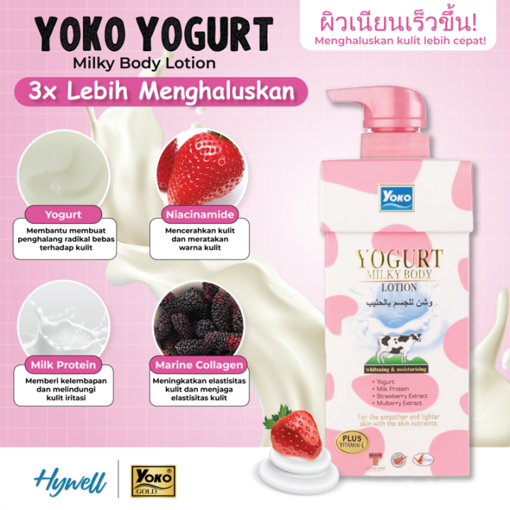 Yoko Yogurt Milky Body Lotion 400ML Lazada Indonesia