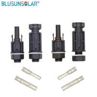 Blusunsolar 20 Pairs A Lot TUV Approval Solar Panel Mount Connector M12 Crew Connector For Combiner Box Wires Leads Adapters