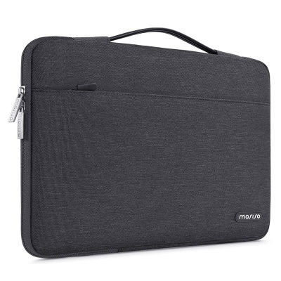 Laptop Bag Case Notebook Handbag with Trolley Belt Mac Sleeve Briefcase for Macbook Pro Air 13 14 15 15.6 16 inches Men Women