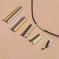 100pcs/lot 10 20 30mm Brass Tube Charms DIY Jewelry Making Supply Accessories Part For Necklace Handmade Component Connector 211