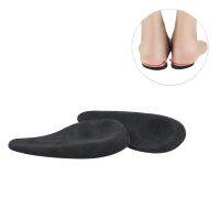 2 Pairs Foot Gel Pads High Heel Toe Pads Half Insoles Chic Shoe Bow 10*5.5cm Correction Black Men Women Shoes Accessories