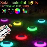 【LZ】✇☍✓  Solar Floating Pool Lights Waterproof Garden Solar Lighting 7 Colors Led Light Swimming Pool Light Garden Water Drift Lamp Decor