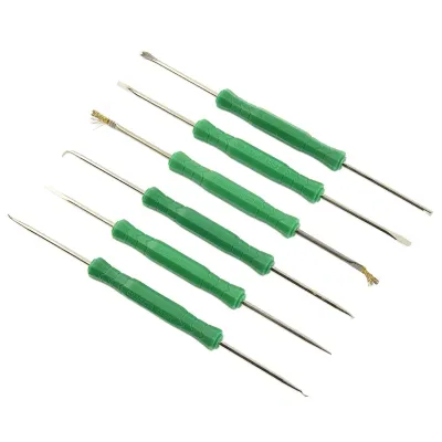 6Pcs Desoldering Aid Tool Kit Soldering Aid Assist Tool PCB Cleaning Repair Tool Soldering Wire Soldadora Soldering Tools