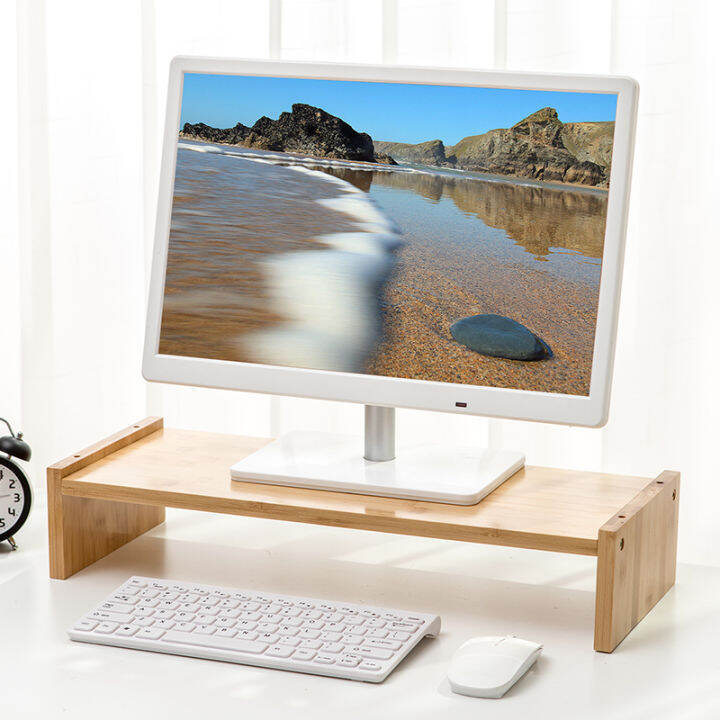 Neckprotecting office computer monitor heightening stand TV pad height