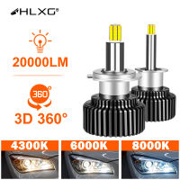 H1 H7 LED 360 H4 20000LM HB3 HB4 9012 HIR2 Led H11 H8 9006 9005 Car Headlight Bulb diode Fog Lamps for auto 6000K 4300K 12V HLXG