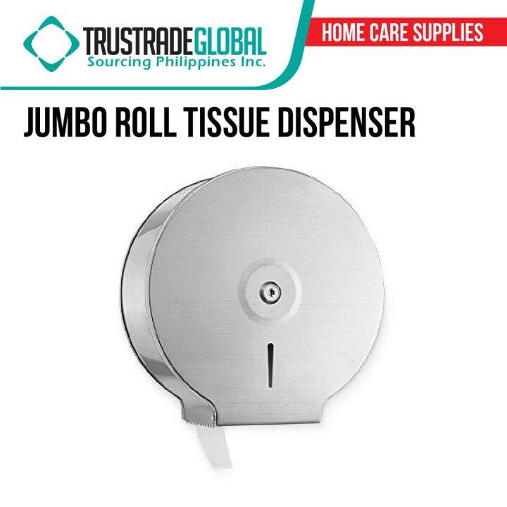 Jumbo Tissue Roll Dispenser Toilet Paper Holder Bath Tissue Dispenser