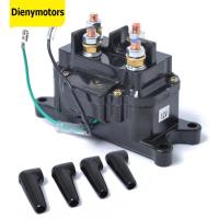 รีเลย์แม่เหล็กไฟฟ้า ATV 12V คอนแทคเตอร์250A ตัวควบคุมเครื่องกว้านพร้อมรีเลย์ตัวควบคุมเครื่องกว้านเทอร์มินัล63070 62135คอนแทกเตอร์เครื่องกว้าง