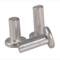 20Pcs Diameter M3 M4 M5 M6 M8 GB109 Aluminum Flat Round Head Solid Punch Self-plugging Solid Rivet Rod Length 5-30mm