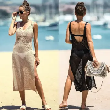 Women Swimsuit Cover Up Summer Solid Beach Wrap Skirt Swimwear Bikini Cover  Up Skirt Beach Towel Grill Beach Sarong Skirts