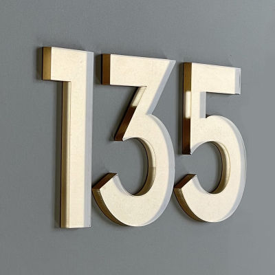 อะคริลิก 75มม. บ้านเลขที่ภายนอก ป้ายกาวในตัว ตัวอักษร อพาร์ทเม้น หมายเลขประตู สติ๊กเกอร์เพลท ป้าย ตู้ไปรษณีย์ 3 นิ้ว-zptcm3861