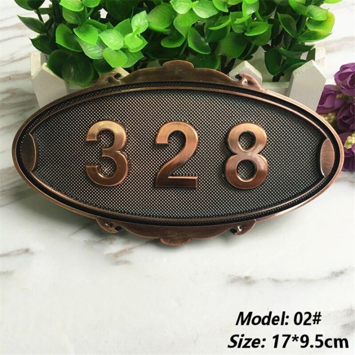 european-retro-style-abs-address-number-customized-house-numbers-for-home-gates-sticker-antique-copper-house-number-sign-wall-stickers-decals