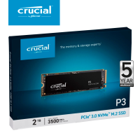 Crucial 2TB P3 NVMe M.2 SSD