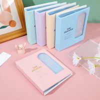 Kpop 4 Continuous Shooting Photo Album for Cards Instax Mini Film Collect Book Bookmark Photocards Holder Four Cut Albums