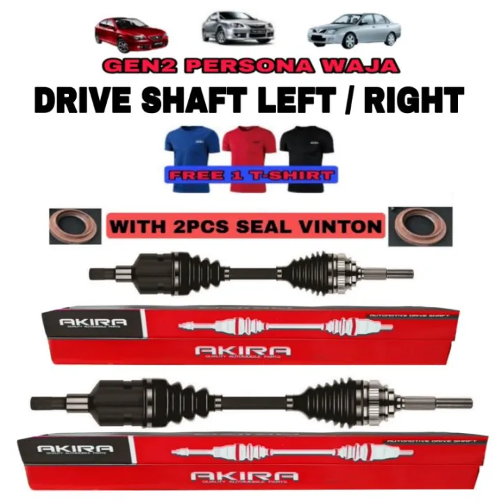 AKIRA PROTON WAJA GEN2 PERSONA DRIVE SHAFT LEFT AND RIGHT WITH ABS WITH
