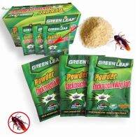 10 Packs Green Leaf Powder Cockroach Killer Bait Repeller Killing Trap Pest Control Ines