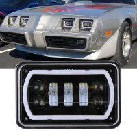 4x6 ไฟหน้า LED นิ้วสูง/ต่ำ Beam Sealed Beam ไฟเลี้ยวสัญญาณไฟสำหรับ Kenworth ฟอร์ดแทนที่ H6545 Off-Road Trunk รถจักรยานยนต์ไฟหน้าสแควร์1ชิ้น