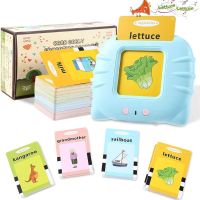 Preschool Learning Study 224 Words Educational Toy Talking Flash Cards Kids Gift Cognitive Montessori English Children Game Flash Cards